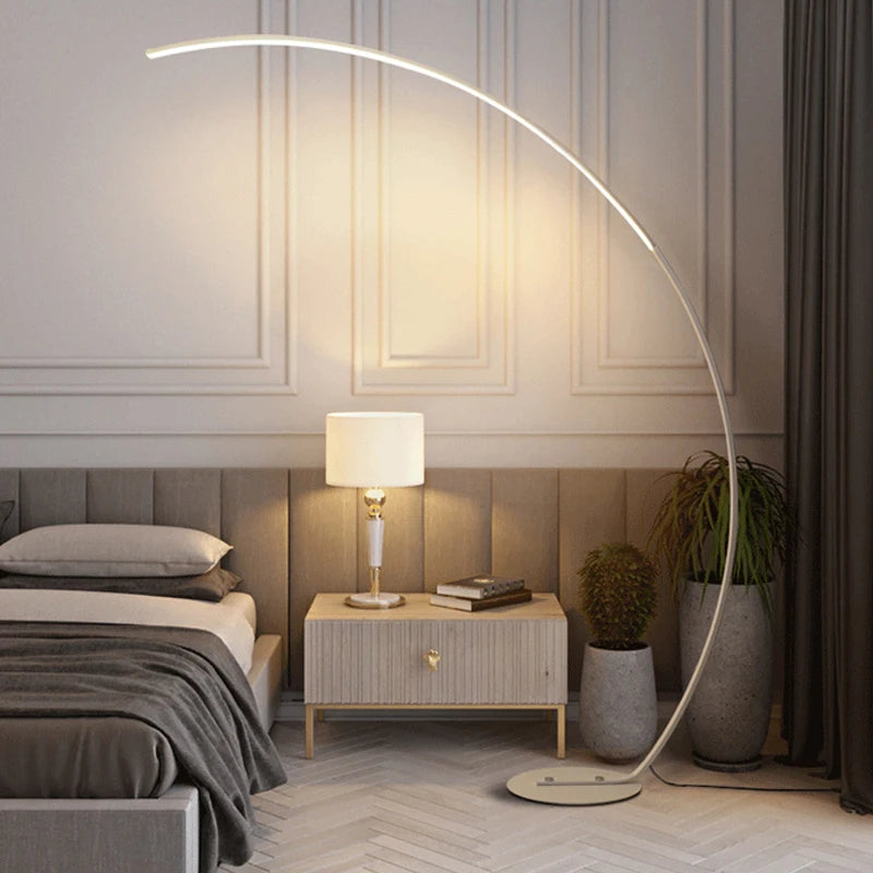NordicGlow Slimline LED Vloerlamp - vloerlamp - in de kamer