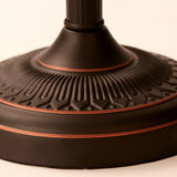 AmberGlow Vintage Mat Oranjeglas Tafellamp