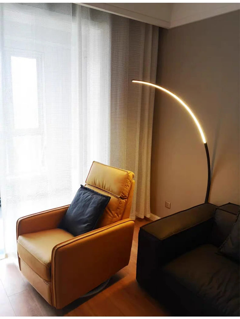 NordicGlow Slimline LED Vloerlamp - vloerlamp - gemonteerd