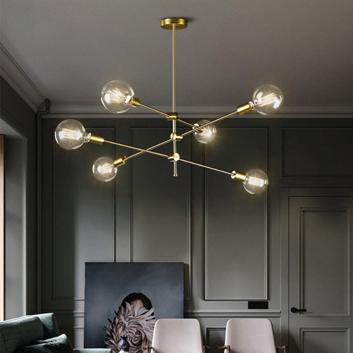 Moderne Plafondlamp van Aluminium - plafondlamp - in de kamer