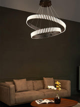 Elegante Hangende Led-Kroonluchter Met Warm, Neutraal en Koel Licht