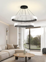 Elegante Hangende Led-Kroonluchter Met Warm, Neutraal en Koel Licht