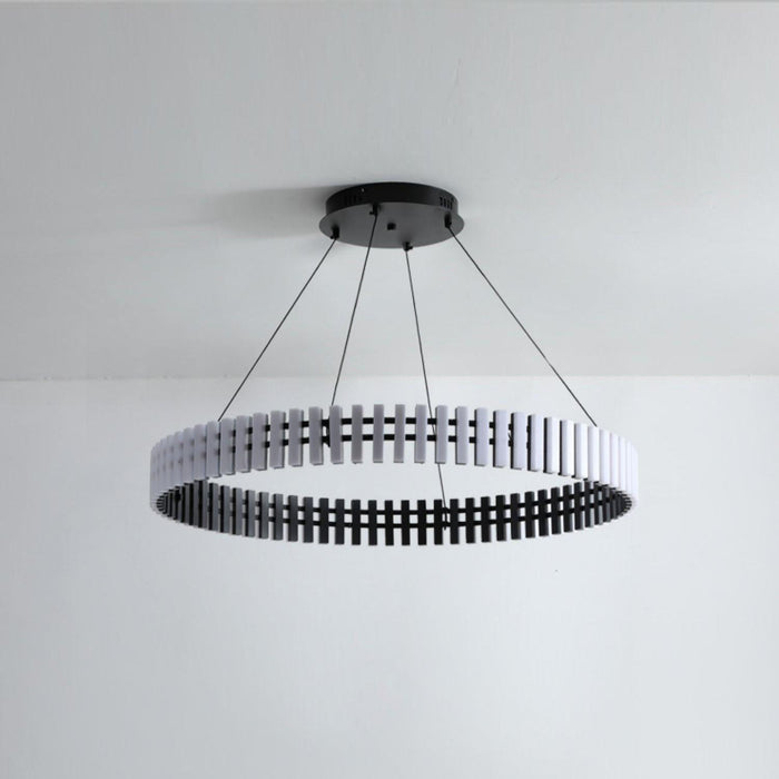 Elegante Hangende Led-Kroonluchter Met Warm, Neutraal en Koel Licht