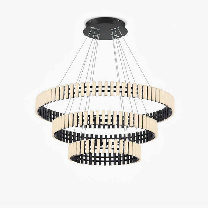 Elegante Hangende Led-Kroonluchter Met Warm, Neutraal en Koel Licht