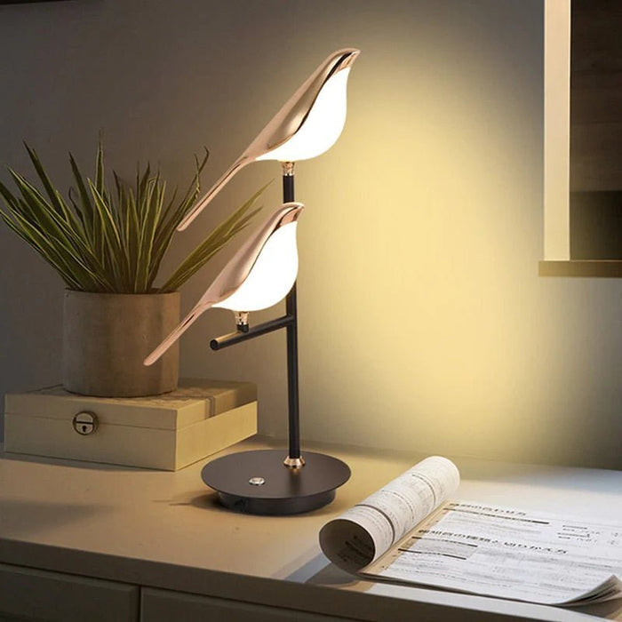 LED Tafellamp in de vorm van een vogel - tafellampen - afmetingen