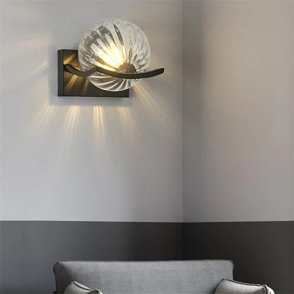 Moderne LED Wandlamp Van Glas