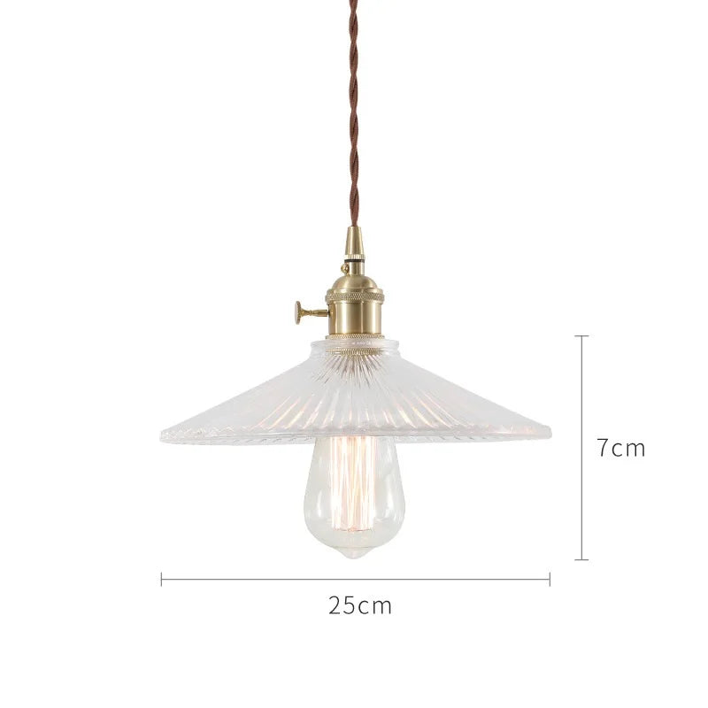 AeroNord LumiSphere Hanglamp – Nordic Japan Stijl Glazen Pendant - hanglampen - zijaanzicht