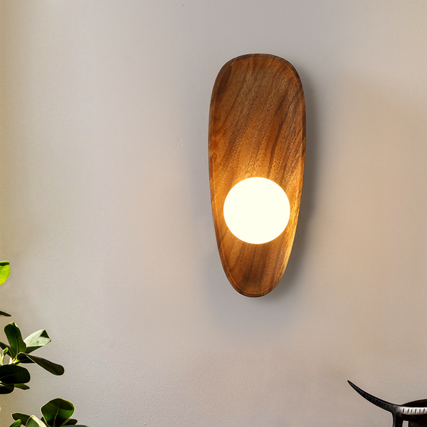 Natuurlijke Houten Wandlamp Geschikt Voor Elke Ruimte