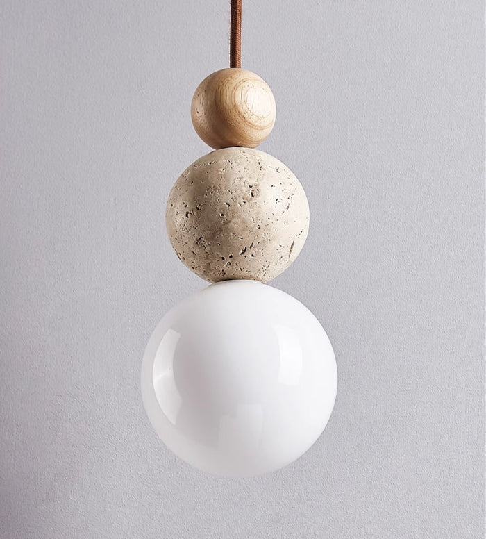 Moderne Travertin Hanglamp In Eenvoudige Stijl - hanglampen - in de kamer