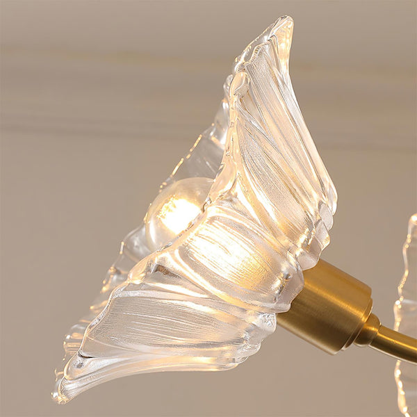 Glazen Kroonluchter Kalin Bloem - hanglampen - materiaaldetail