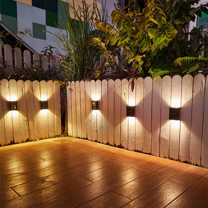 Premium Draadloze Solar Wandlamp - Verrijk Je Tuin Met Een Sfeervolle Ambiance! - wandlampen - sfeerbeeld