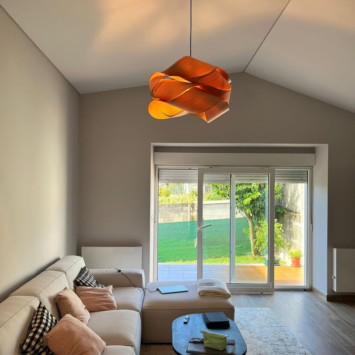 Houten Moderne Hanglamp Voor In De Eetkamer - hanglampen
