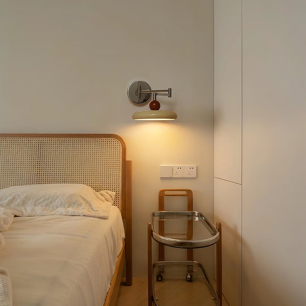 Elegante Wandlamp Voor In De Slaapkamer - wandlampen - materiaaldetail