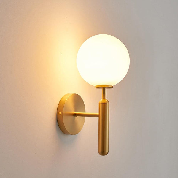 Minimalistische Scandinavische Wandlamp - wandlampen - zijaanzicht