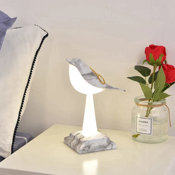 Exclusieve Tafellamp In De Vorm Van Een Vogel - tafellampen - zijaanzicht
