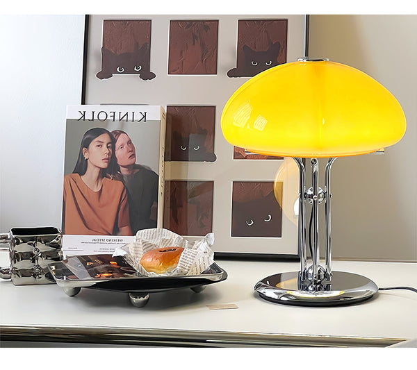 Pilz Paddenstoel Bauhaus Tafellamp - tafellampen - zijaanzicht