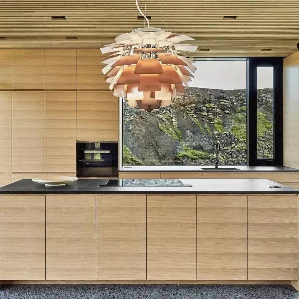 Moderne Artisjok Metalen Hanglamp - hanglampen - zijaanzicht