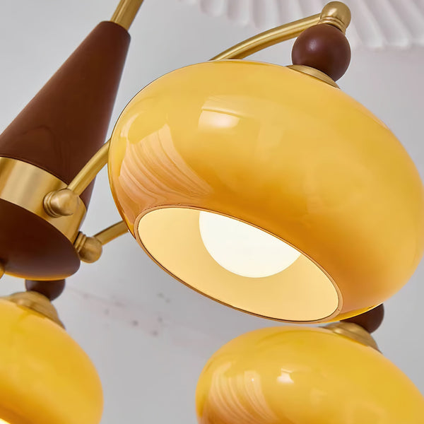 Retro Melodica Kroonluchter - hanglampen - close-up