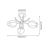 Ricko Plafondlamp Met Natuurlijk Warm Licht