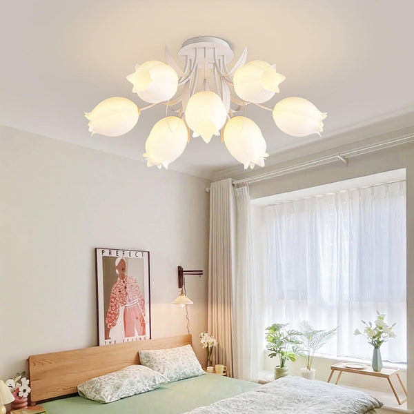 Plafondlamp Met Natuurlijk Warm Licht - plafondlampen - zijaanzicht