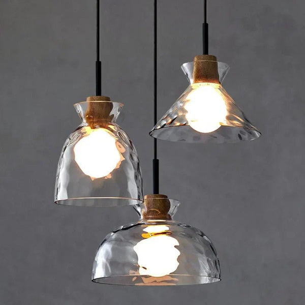 Minimalistische Art Ripple Glazen Hanglamp - hanglampen - gemonteerd