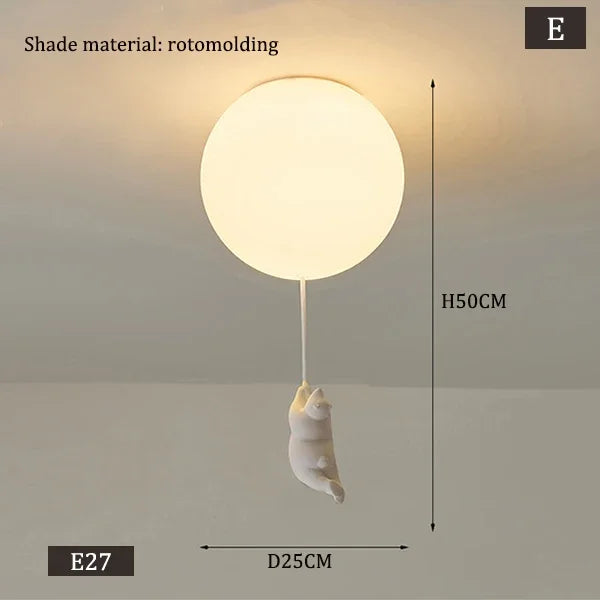 PolarGlow Designer IJsbeer Kroonluchter - hanglampen - detail