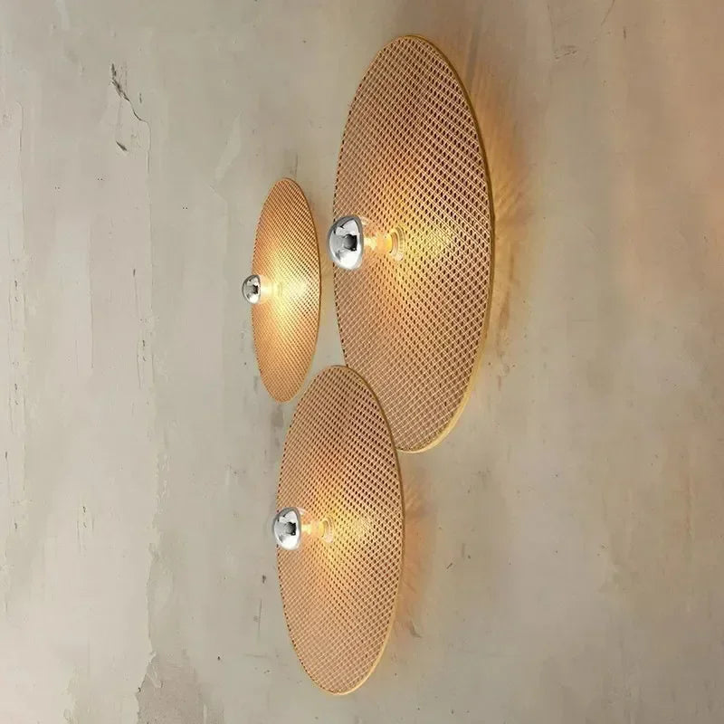 RattanHikari Handgemaakte Japanse Bamboe Wandlamp - wandlamp - zijaanzicht