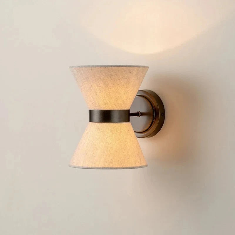 ZenAura Wabi Sabi Wandlamp – Vintage Japanse Stoffen Sfeerverlichting