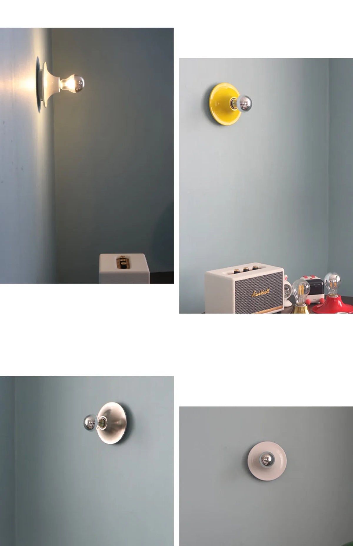 NordLuma Nordic Retro Wandlamp - plafondlamp - verlicht