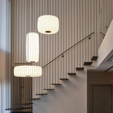 Modern Japanese Wabi Sabi Zijdehanglamp