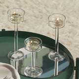 LumaVase Glazen Kandelaar Set