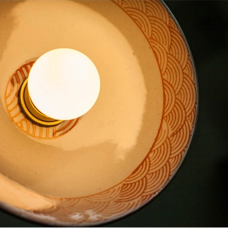 AuroraVerde Donkergroene Keramische Hanglamp - hanglampen - verlicht