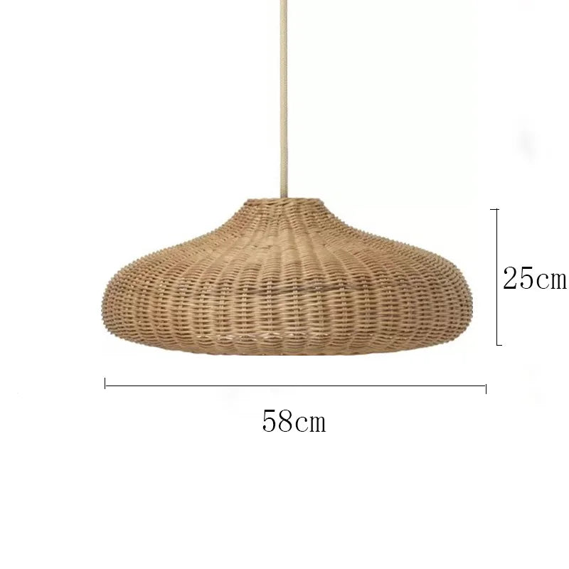 Bohemian Wicker Pendant Light - hanglampen - sfeerbeeld