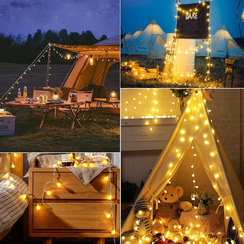 LumiGlobe 10M Kleine Bol Fairy Lights – USB/Batterij