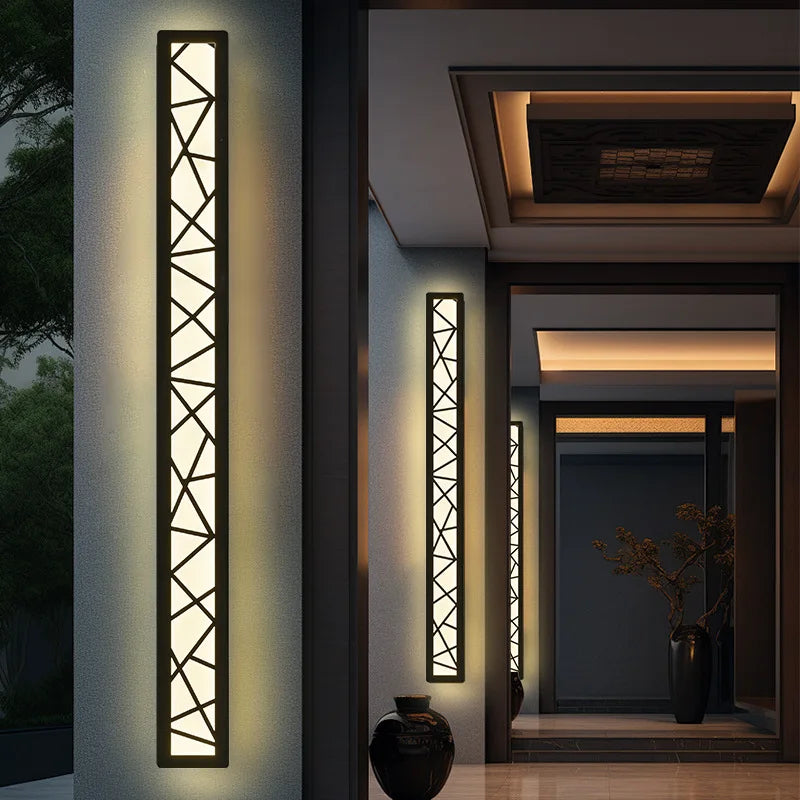 LineaLux IP65 – Minimalistische Outdoor Wandlamp | Waterdichte LED Verlichting voor Tuin, Villa & Veranda