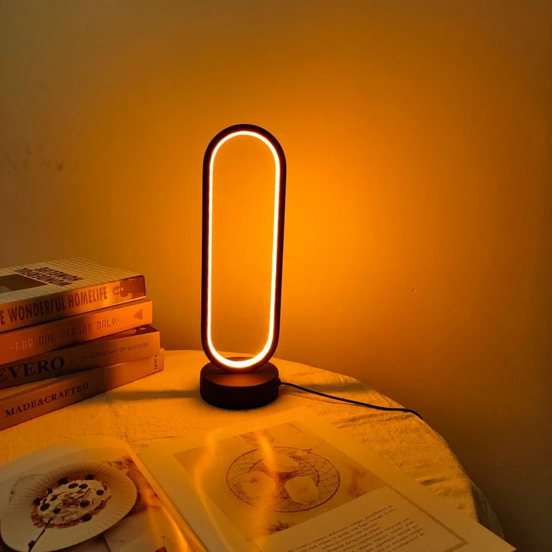 LunaHalo – Luxe Dimbare LED Ringlamp voor Slaapkamer en Woonkamer