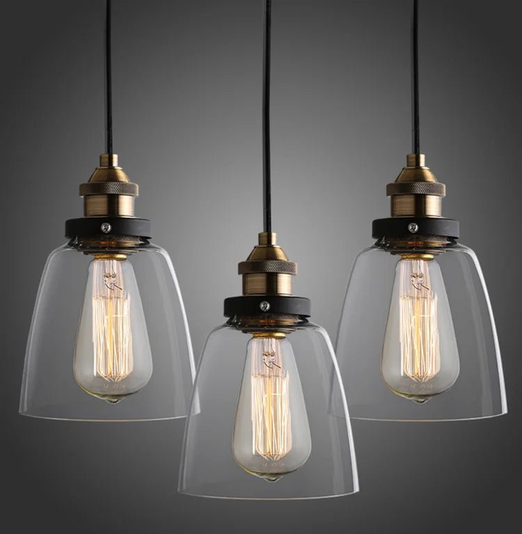 NordicLoom – Moderne Loft Hanglamp met Glas - hanglampen - gemonteerd