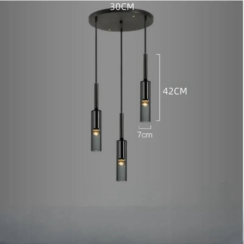 Nordic LumiSphere – Minimalistische Glazen LED Hanglamp - hanglampen - close-up