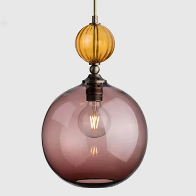 AuroraNordic Gekleurd Glas Hanglamp - hanglampen - verlicht