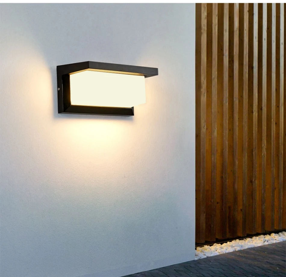 RAINFORCE IP65 LED Buitenwandlamp - buitenverlichting - afmetingen