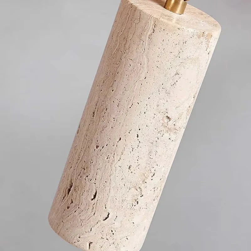 Travertin Plafondlamp - plafondlamp - in de kamer