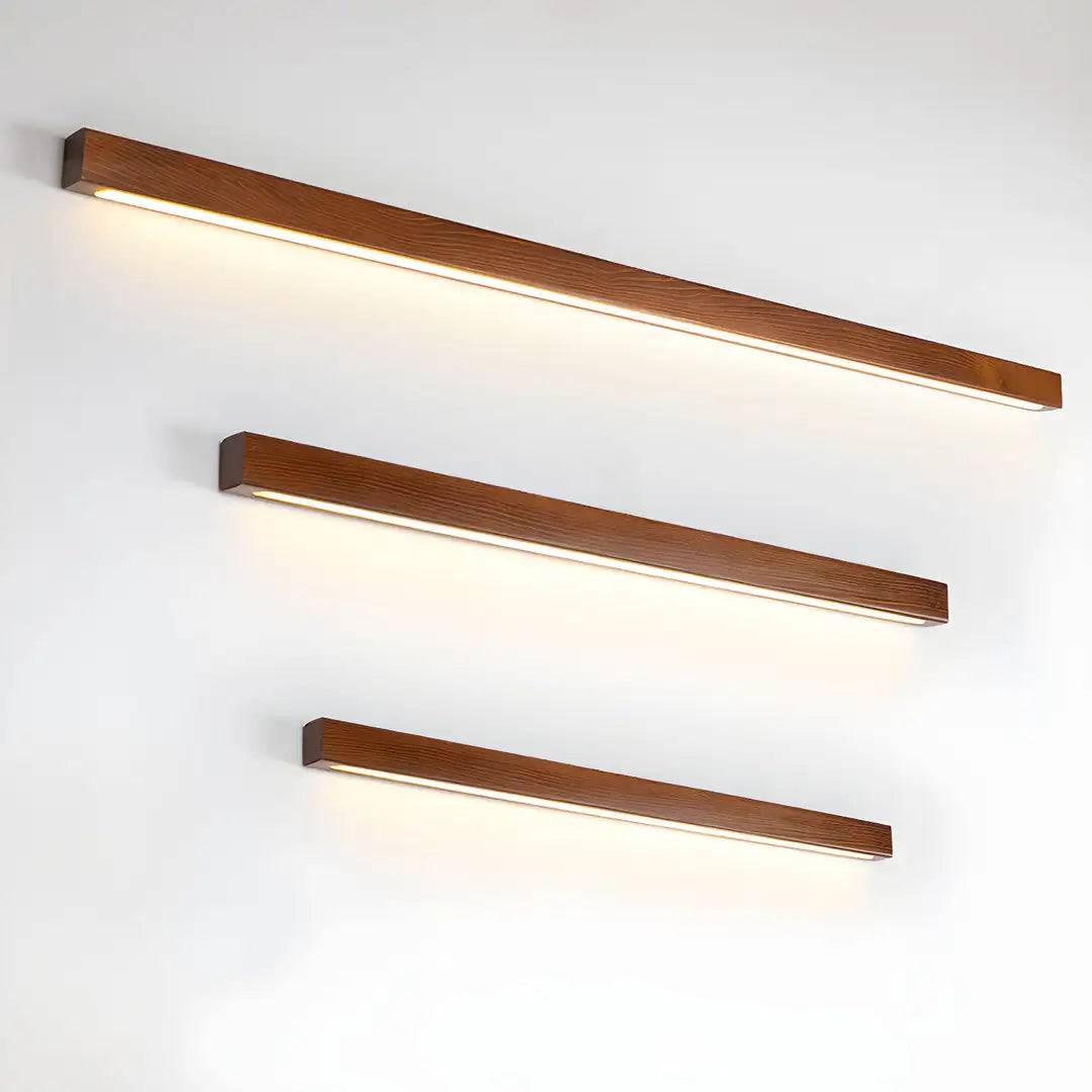 ZenLuma Japanse Houten Wandlamp - wandlamp - verlicht