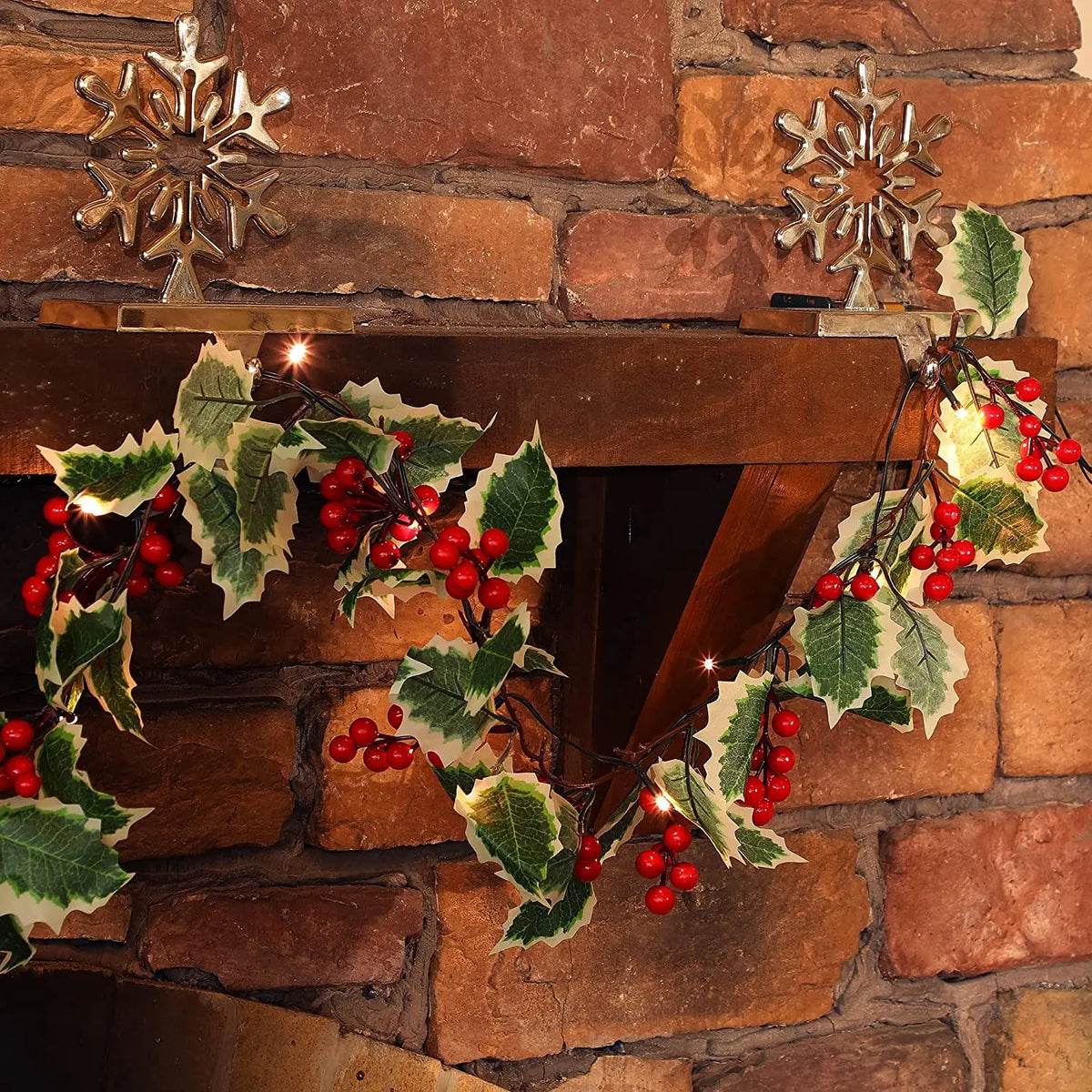 LumiBerry 2M LED Kerstguirlande - buitenverlichting - close-up