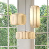 Modern Japanese Wabi Sabi Zijdehanglamp