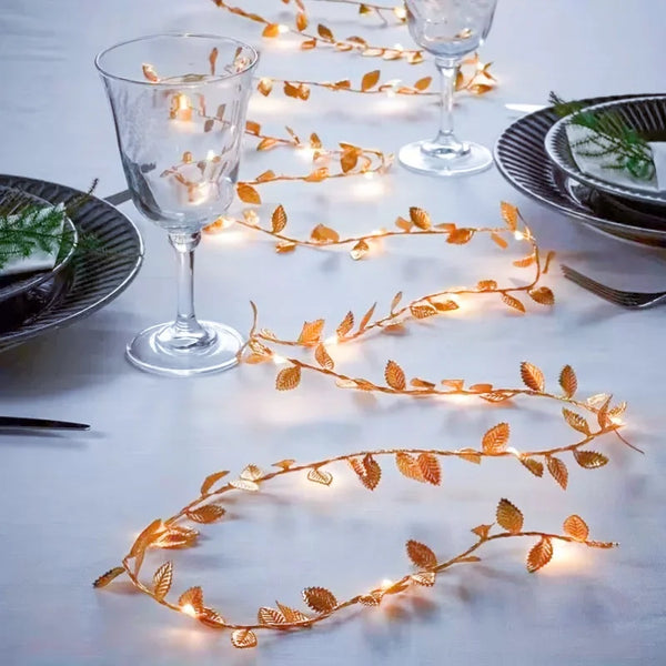 AureaLeaf Gouden kerstverlichting