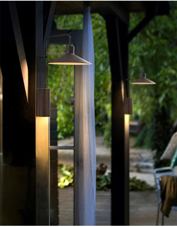 Aurelio Retro Outdoor Wall Lamp - wandlamp - materiaaldetail