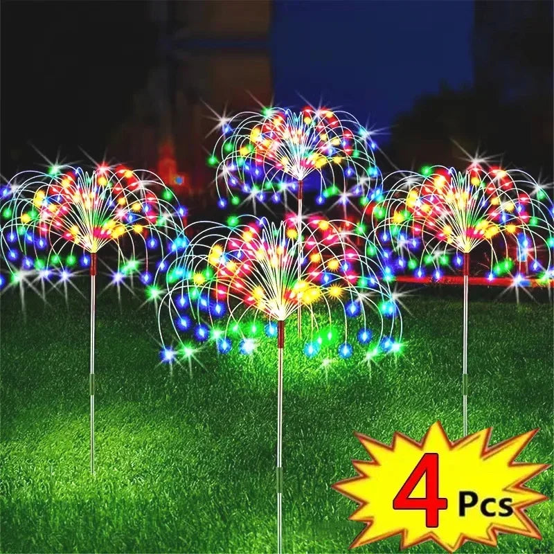 Solar LED Vuurwerk Kerstverlichting