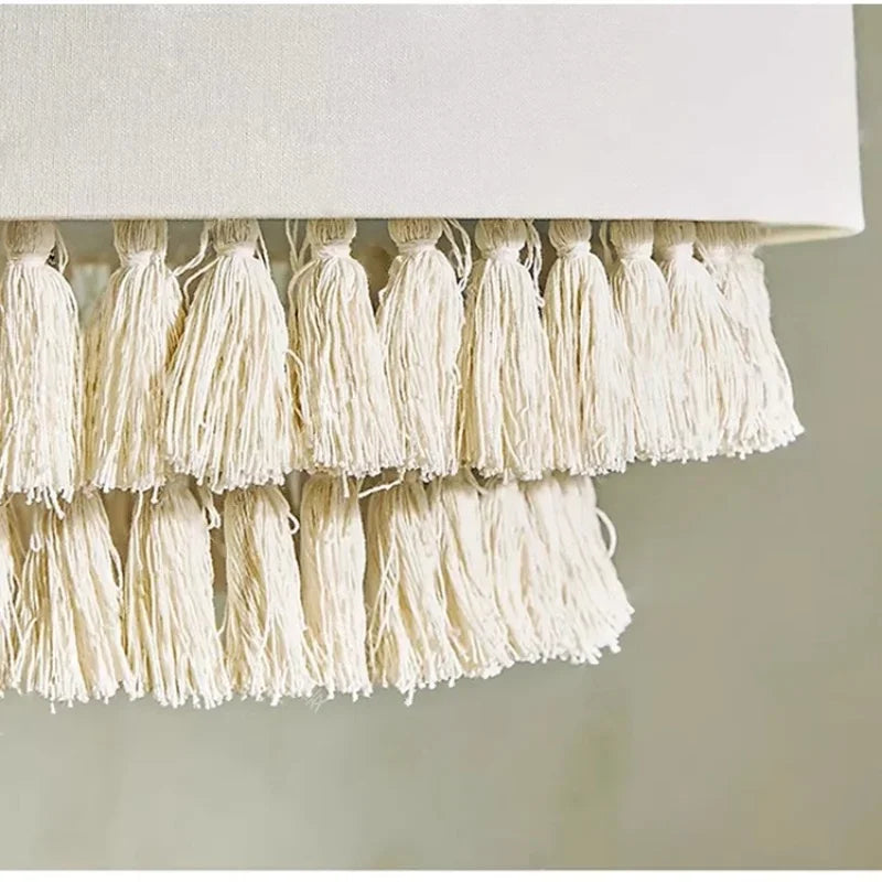 SabiGlow – Boheemse Wabi Sabi Stoffen Hanglamp