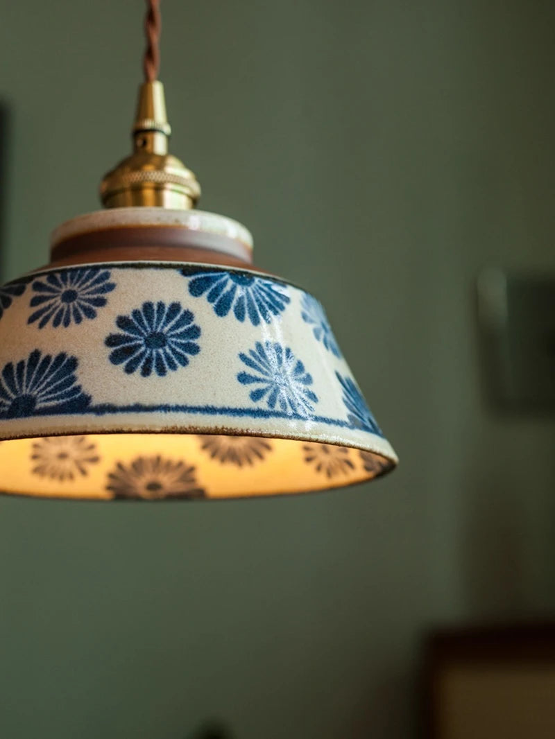 AuroraVerde Donkergroene Keramische Hanglamp - hanglampen - afmetingen