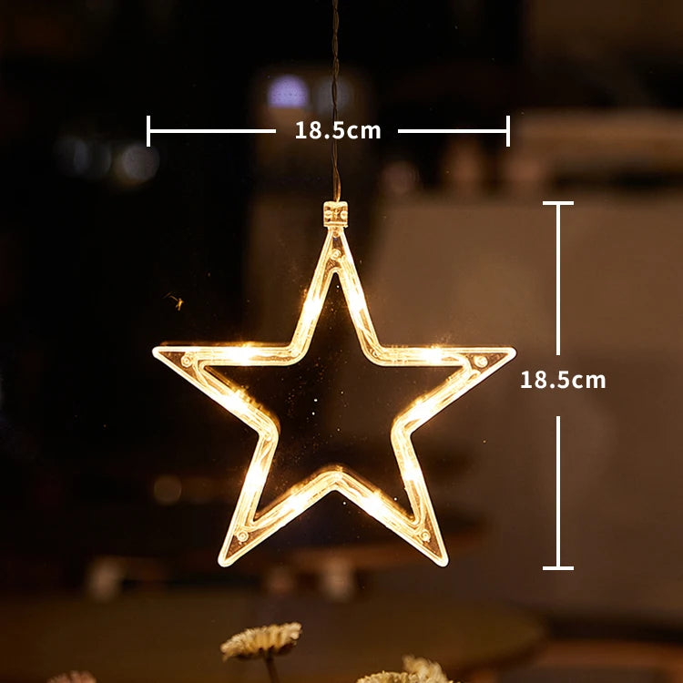 SantaGlow LED Raamverlichting met Zuignap
